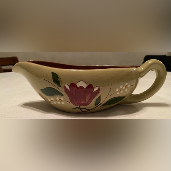 Stangl Pottery 'Magnolia' Gravy Boat Mid Century Modern - Picture 3 of 12